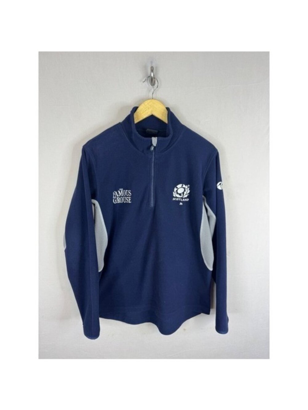 Vintage Canterbury Scotland Rugby The Famous Grouse Fleece Pullover Mens M